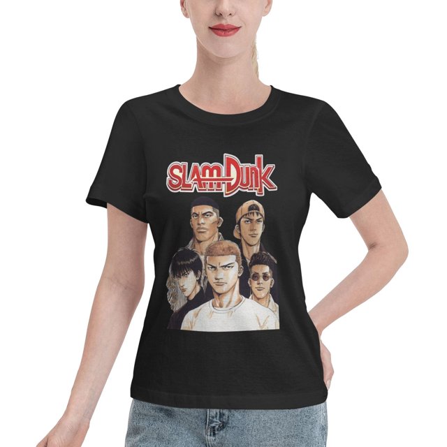 Women's Basic Short Sleeve T-Shirt Slam Dunk
