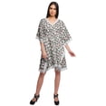 thumbnail image 3 of Moomaya Cutwork Lace Beach Kaftan For Women Printed Bikini Caftan Plus Size, 3 of 4