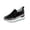Black, variant on Womens Fashion Casual Platform Wedges Slip On Loafers Shoes High Heels Sneakers