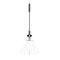 thumbnail image 1 of TopLLC Tools Retractable Garden Deciduous Rake Rake Garden Rake Stainless Steel Round Head Grass Rake Deciduous Rake Garden Tools leaf rake, 1 of 1