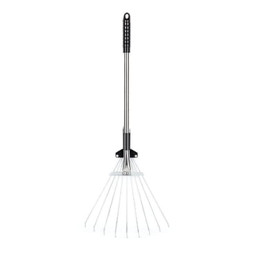 TopLLC Outils Râteau à Feuilles Caduques de Jardin Rétractable Râteau Râteau de Jardin Acier Inoxydable Tête Ronde Râteau à Herbe Râteau à Feuilles Caduques Outils de Jardin Râteau à Feuilles