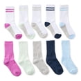 thumbnail image 3 of George Girls' Crew Socks 10-Pack, 3 of 3