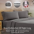 thumbnail image 2 of California Design Den 100% Organic Cotton Sheet Sets, Percale Sheets, Deep Pocket, Soft, Breathable & Cooling Bedsheets, 2 of 3