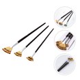 thumbnail image 4 of 3Pcs Paint Brushes DIY Graffiti Paintbrushes Children Fanshaped Painting Brushes, 4 of 9