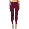 thumbnail image 1 of Birdeem Winter Women's Fashion Solid Color Double Pocket Comfortable Tight Leggings, 1 of 1