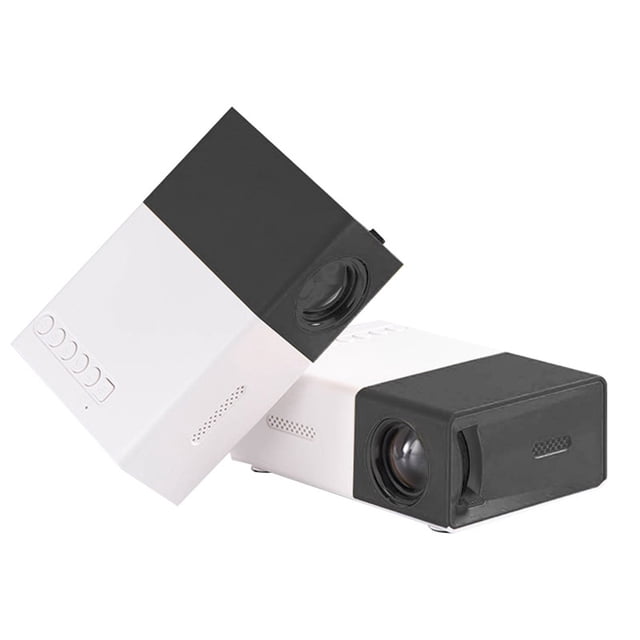EGNMCR Projecteur Nouveau 1080P Cinéma Maison USB HDMI AV Mini Portable HD LED Projecteur Mini Projecteur