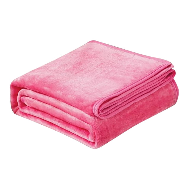 Rbaofujie Summer Blanket Super Soft Warm Solid Warm Micro Plush Fleece Blanket Throw Rug Sofa Bedding 70x100cm Throw Blanket