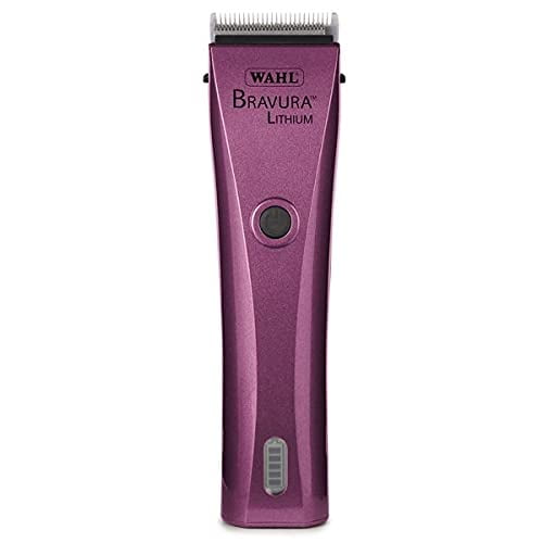 MPP Cordless Professional Pet Grooming Clipper Dogs Cats Horses Choose Color & Style (Bravura Purple)