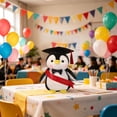 thumbnail image 1 of Graduation Penguin Gifts,Plush Penguin Stuffed Animal,Graduation Penguin Plush, Cute Graduation Stuffed Animal with Cap, Sash, Soft Penguin Plush Gift for Graduation Celebration, 1 of 6