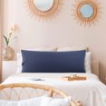 thumbnail image 2 of PiccoCasa Body Pillowcase Soft 1800 Series Microfiber Long Pillow Cover, Jumbo Navy, 2 of 8