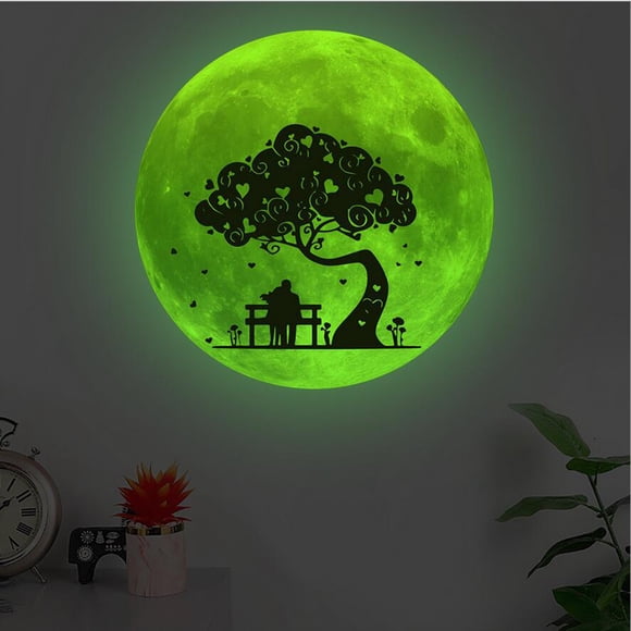 TIMIFIS The Stickers Luminous Tree Couple Wall Sticker Living Room Bedroom Wall Sticker Home Decor