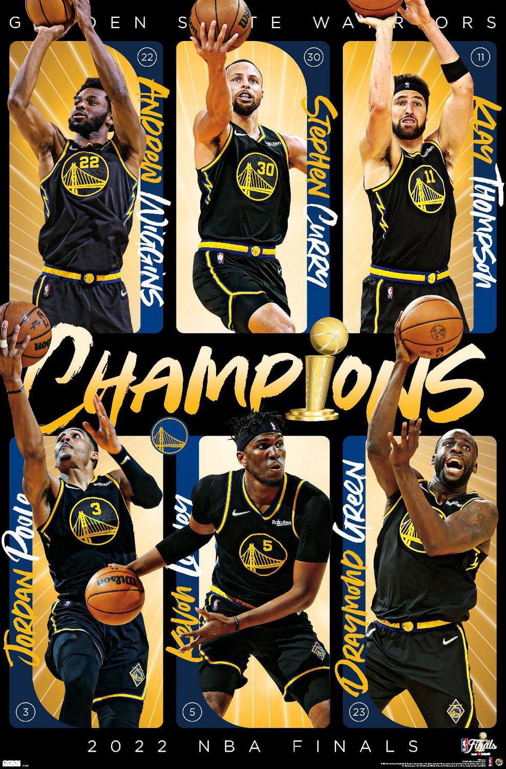 NBA Golden State Warriors - Champions de la finale NBA 2022