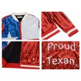 thumbnail image 5 of Veste à Paillettes pour Femmes à Manches Longues avec Fermeture Éclair Frontale et Poignets Côtelés, 5 of 5