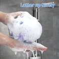 thumbnail image 3 of Shower Loofahs Bath Sponge   75g/PCS Extra Large Shower Puff  Soft Mesh Pouf Shower Scrunchie for Easy Foaming Body Scrubber Exfoliator  Set of 4  Flower Color, 3 of 6