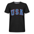 thumbnail image 3 of Shirts for Men, Men Print Round Neck Casual Fashion Short Sleeve Round-Neck Blouses Shirts, 3 of 3