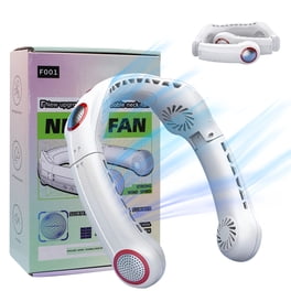 Portable USB Hanging Neck Fan, 4000mAh Rechargeable, 5 Speed Silent Mini Fan Portable USB Hanging Neck Fan, 4000mAh Rechargeable, 5 Speed Silent Mini Fan