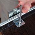 thumbnail image 3 of 1 Pair Durable Keyboard Slides with Heavy Duty Ball Bearings for Desk Rails Rack, 3 of 8