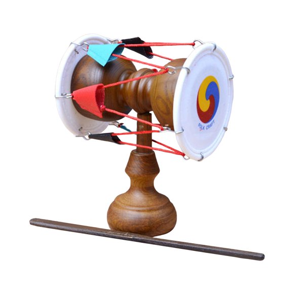 Milaget Tambour Double Face Percussion Décoratif Décoration Maison Cadeau Fait Main Style A