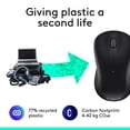 thumbnail image 4 of LogitechSouris Sans Fil Pleine Taille Ambidextre avec Récepteur USB Argent, 4 of 7