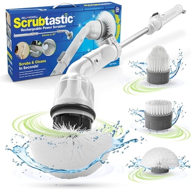 Scrubtastic Electric Rechargeable Scrubber Multi-Purpose Surface Scrubber and Cleaner
