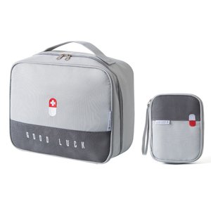 Portable Medicine Bags Waterproof Medicine Storage Bag Empty Medical Emergency Bag Travel First Aid Kit