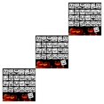 thumbnail image 3 of Youkk 25 Pcs/ensemble Pochoirs d'Halloween pour Dessiner des Visages de Citrouille Divers Modèles Réutilisables Taille Appropriée 3Ensemble, 3 of 6