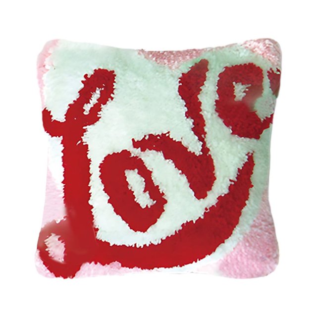Transemion Creativity DIY Accessories Embroidery Pillow Kits Hypoallergenic Fabric Gift Type3 1Set