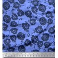 thumbnail image 1 of Soimoi Poly Georgette Fabric Artistic Floral Print Fabric by Yard 52 Inch Wide, 1 of 5