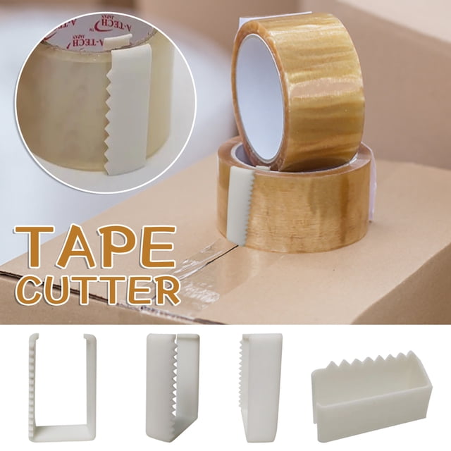 LSLJS Coupe-Ruban en Plastique Dentelé pour Bureau, Coupeur Portable pour la Maison, Accessoires pour la Maison