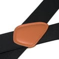 thumbnail image 3 of Buyless Fashion Bretelles pour Hommes - Sangles Élastiques Réglables de 48 Pouces 1 1/4 Pouces - Dos en X, 3 of 7