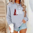 thumbnail image 2 of Pisexur Sweat-Shirt de Noël Décontracté à Manches Longues Col Rond pour Femmes, Chandail Ample et Confortable, Imprimé Mode Festival Automne, 2 of 4