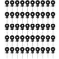 thumbnail image 2 of Fence Insulator,50 Pcs/Set Black Screw Electric Fence Insulator Electric Fence Accessories Power Packed Performance, 2 of 10