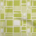 thumbnail image 1 of oneOone Silk Tabby Lime Green Fabric Geometrical Sewing Craft Projects Fabric Prints By Yard 42 Inch Wide, 1 of 4