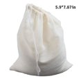 thumbnail image 1 of Reusable Cheese Cloth Bag Cheesecloth Cold Brew Straining Filter Cold Brew Vegetable Stuffing Water Filtration Tea Coffee Strainer 15x20cm, 1 of 9