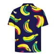 thumbnail image 4 of Zpanxa Chemise Garçon à Boutons, Imprimé, Col à Revers, Manches Courtes, Chandail Décontracté à Enfiler en Polyester, 14-15 Ans, 4 of 7