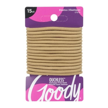 Goody Elastiques pour cheveux blonds, sans métal - 15Ct