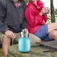 thumbnail image 4 of Oleegame 1PC Glass Bottle 200ML Stainless Steel Portable Cold And Hot Water Bottle Mini Size Vacuum Cold And Hot Water Bottle Pocket Cold And Hot Water Bottle Blue, 4 of 9