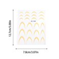 thumbnail image 3 of HOARBOEG Nail Gradient French Sticker Crescent Smile Sticker-thin French Lines Arcs-assisted Nail Decal Ornaments Clearance Sale, 3 of 7