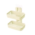 thumbnail image 1 of Harpily Organizer Rack Soap Holder Soap Dish With Draining Wall Mounted Bar Soap Holder Adhesive Soap Box Case For Shower, 1 of 5