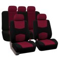 thumbnail image 2 of FH Group Car Seat Covers Full Set Cloth - Universal Fit, Automotive Seat Covers, Airbag Compatible, Solid Bench Rear Seat, Washable Car Seat Cover for SUV, Sedan, Van, 2 of 9
