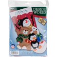 thumbnail image 1 of Holiday Friends Kit de Bas en Feutre Appliqué-18 Pouces de Long, 1 of 2