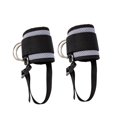 thumbnail image 2 of Lipstore 2 Pieces Ankle Straps for Cable Machine Ankle Cuff Lower Body Exercises Kickback Grey, 2 of 7