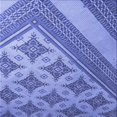 thumbnail image 1 of Ahgly Company Machine Washable Indoor Square Transitional Denim Blue Area Rugs, 4' Square, 1 of 7