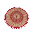 thumbnail image 2 of Aodebiao Festive Round Woven Placemat Holiday Table Mat Heat-Resistant Easy Clean Reusable Christmas Dinner Party Decor Kitchen Dining Protection, 2 of 7