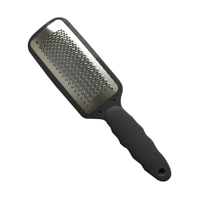 Foot File Callus Remover Rasp Pedicure Double Sided Stainless Steel Heels Scrubber for Rough Cracked Dead Skin Best Dry & Wet Feet Care Scrapper Tool for Men & Women
