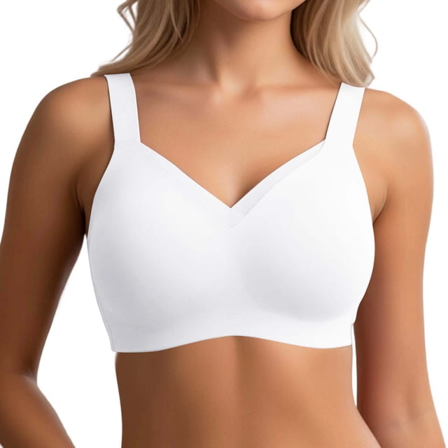 Elly Wireless Bra for Women Full Coverage Seamless Everyday Wear Mesh Lace Design Underwire Free Comfort