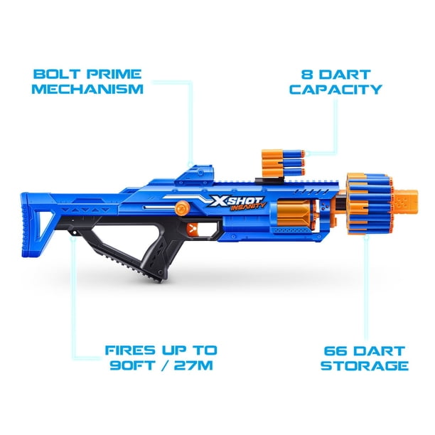 ビッグボーイズモジュレーター2mm C9512331 サイズ14 CHR XSHOT Insanity Berzerko by ZURU Outdoor Blaster with 48 Air Pocket