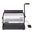 thumbnail image 1 of Electric Iron Ring Binding Machine Double Iron Ring 40 Hole Puncher Binding Machine Desk Calendar Calendar Binding Machine ,Pinpoint Punching, 1 of 6
