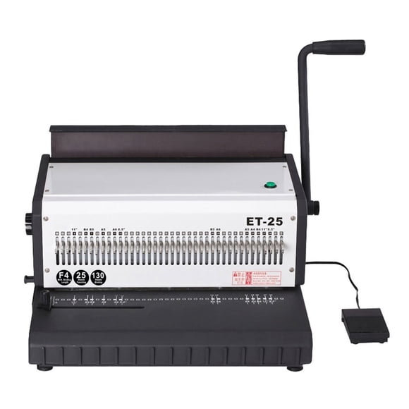 Electric Iron Ring Binding Machine Double Iron Ring 40 Hole Puncher Binding Machine Desk Calendar Calendar Binding Machine ,Pinpoint Punching