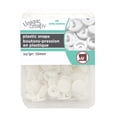 thumbnail image 3 of UNIQUE Plastic Snap Fasteners, White, Size 2 - 11 mm (⅜ in), 30 Sets, 3 of 6
